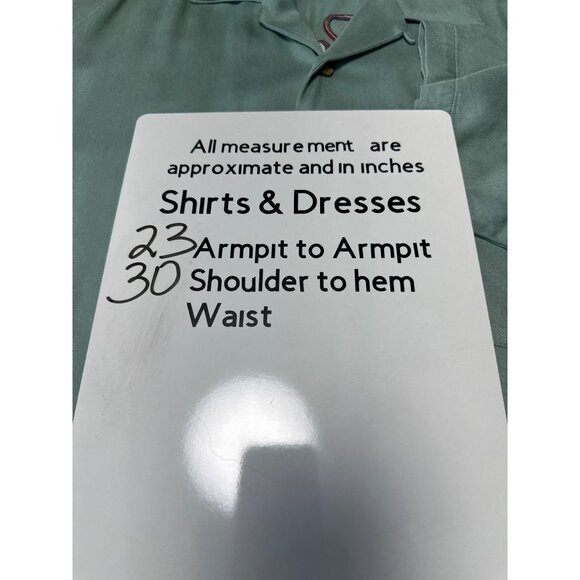 Tommy Bahama Bar None Cocktail Embroidered Button Front Shirt Size M - Picture 9 of 9